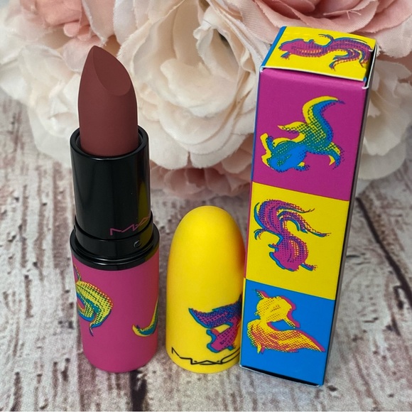 MAC Cosmetics Makeup Mac Brickthrough Powder Kiss Lipstick New